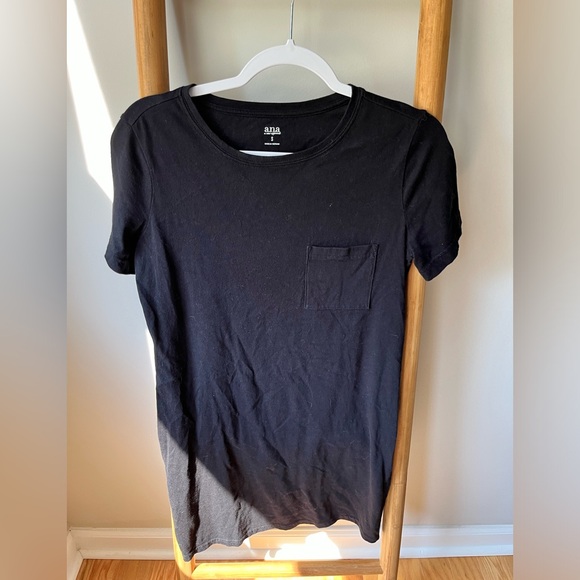 Ana pocket tee t shirt dress! Black! Small! - Picture 3 of 3